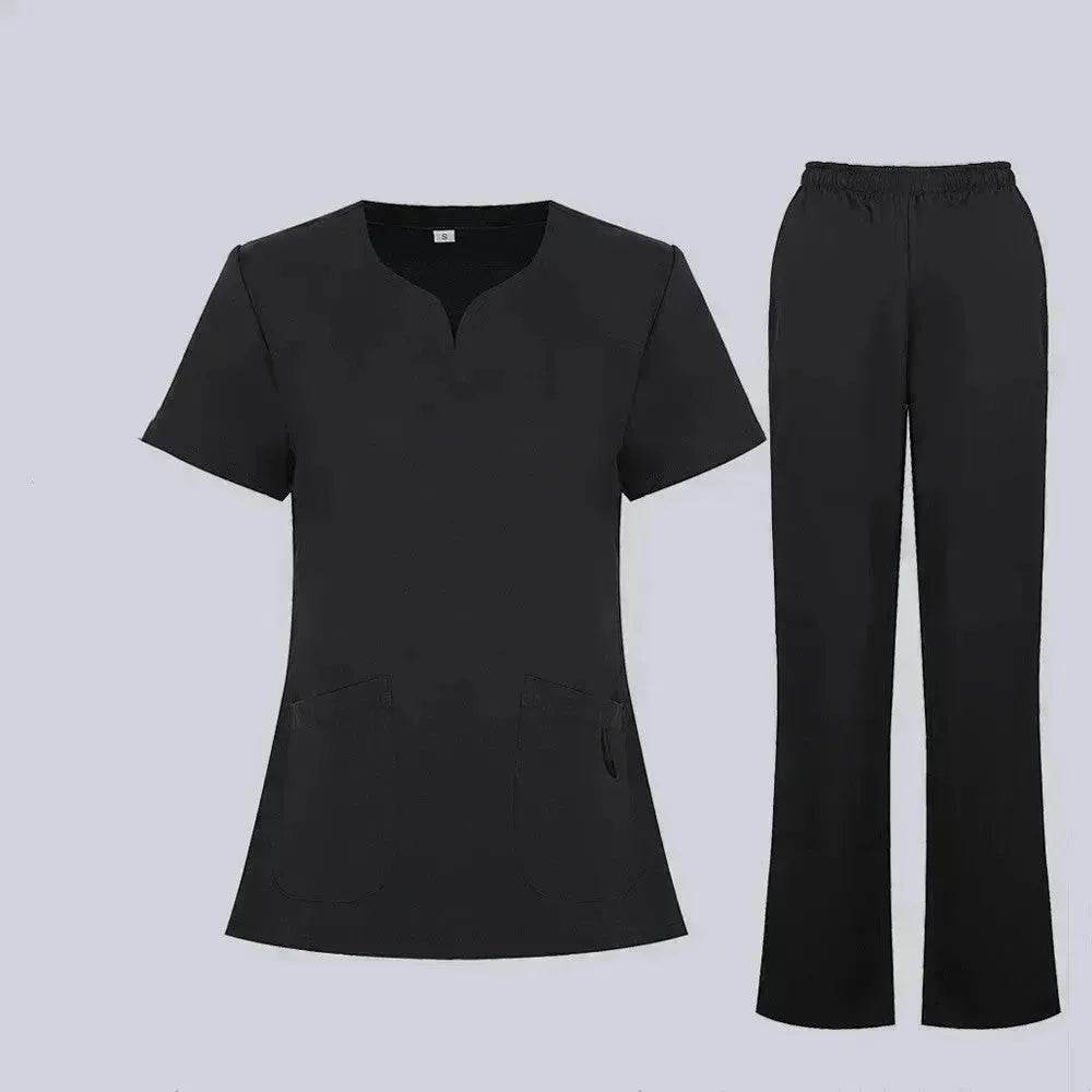 Women Nurse Uniform Female - Hospital Nurse Costume - V Neck Top Pants Set - EX-STOCK Canada