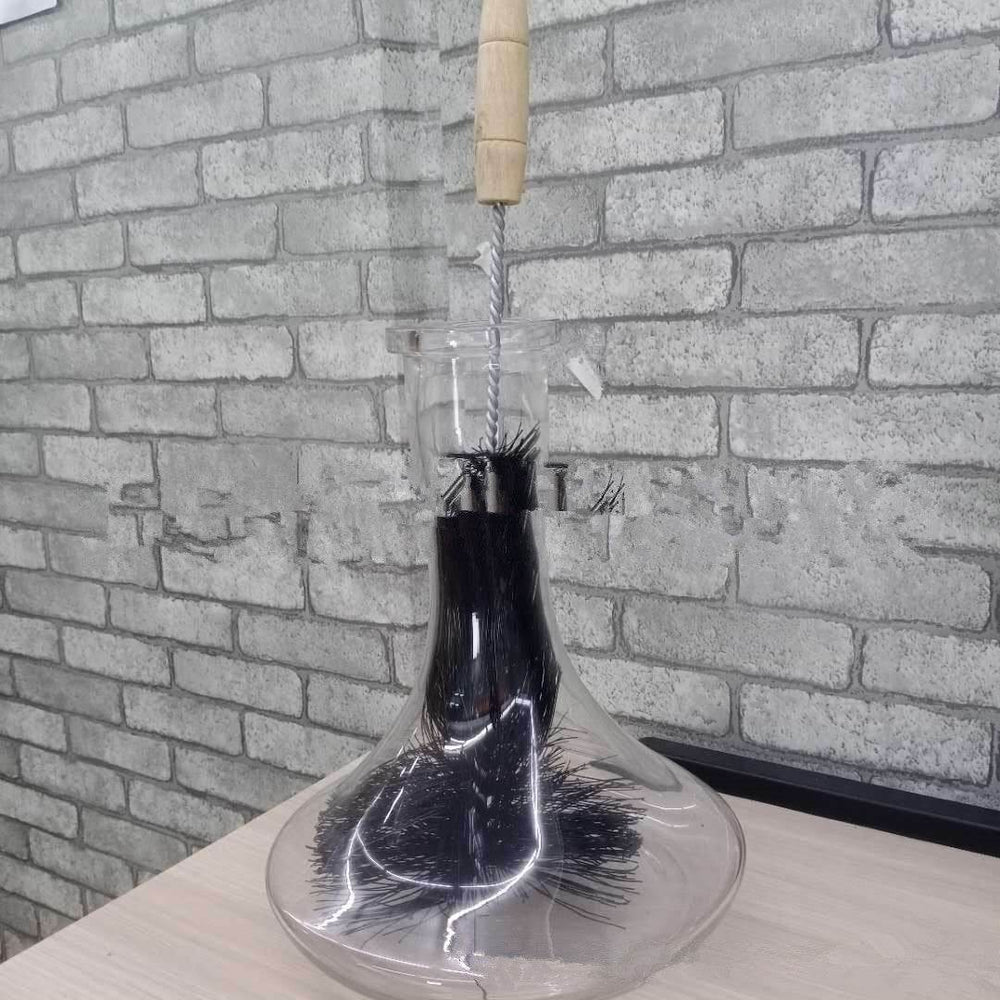 Hookah Glass Bottle Cleaning Brush With Wooden Handle - EX-STOCK Canada