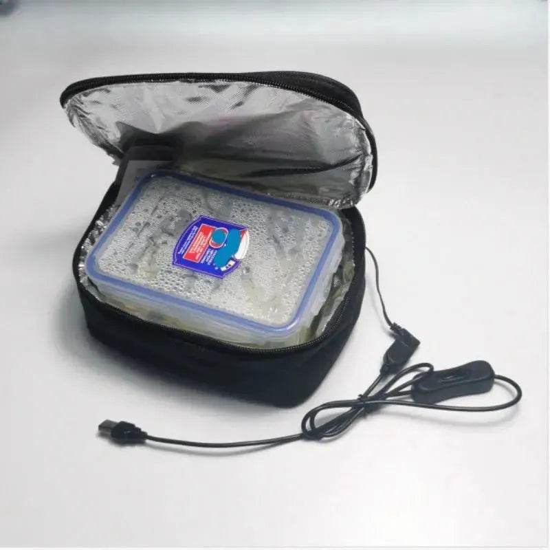 USB Heating Lunch Outdoor Bento Thermal Bag Convenient And Easy To Carry - EX-STOCK Canada
