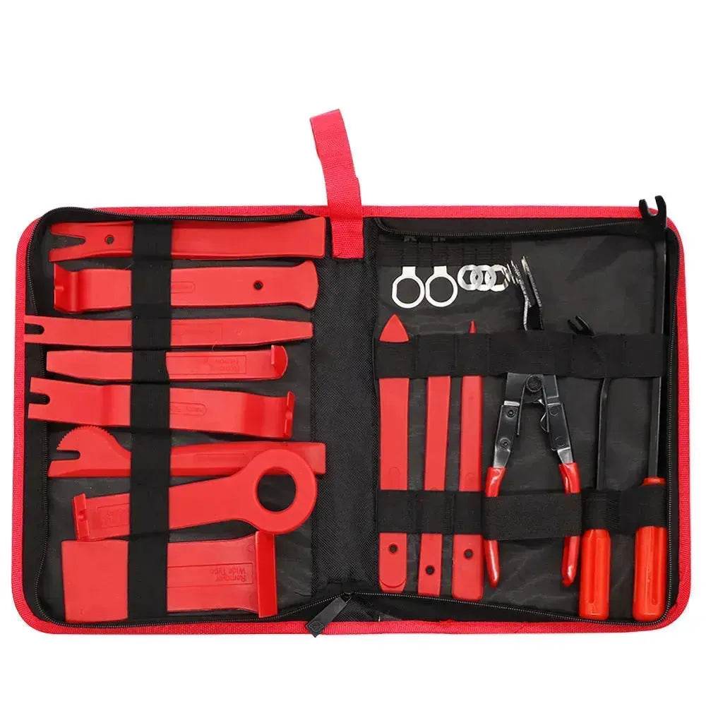 Plastic 19pcs Car Radio Panel Trim Dashboard Removal Set Easy Carry Disassemble Repair tool - EX-STOCK Canada