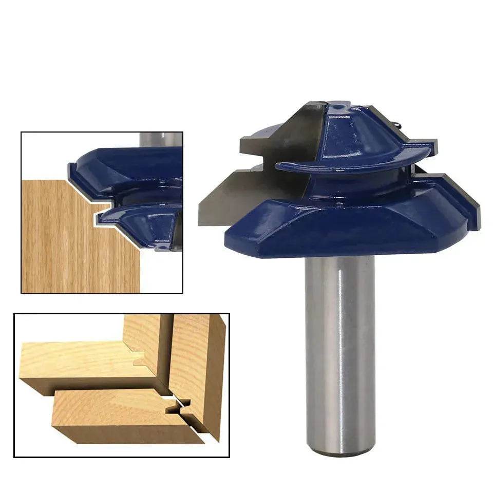 Woodwork Joint 1/2 Tongue and Groove Shank Router Bit 45 degrees - EX-STOCK Canada