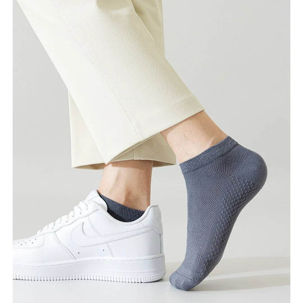 Cotton Anti-Pilling Ankle socks absorbing Invisible Tight Mesh Boat Socks - EX-STOCK Canada