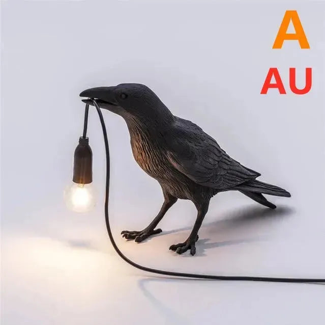 Creative Auspicious Bird Resin Wall Lamp Decoration - EX-STOCK CANADA