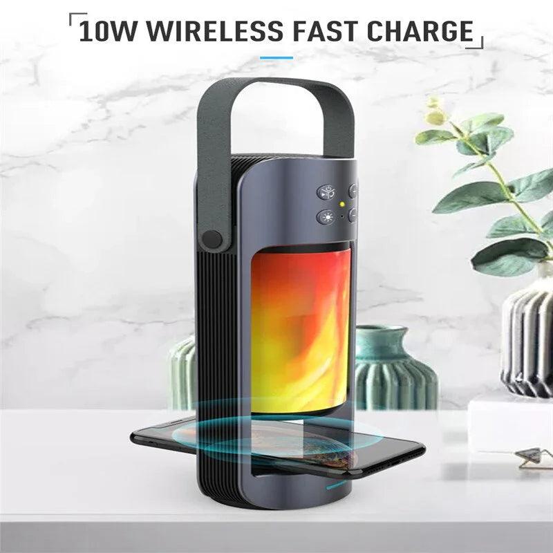 Flame Light Bluetooth Speaker Creative and Multifunctional EX-STOCK Canada