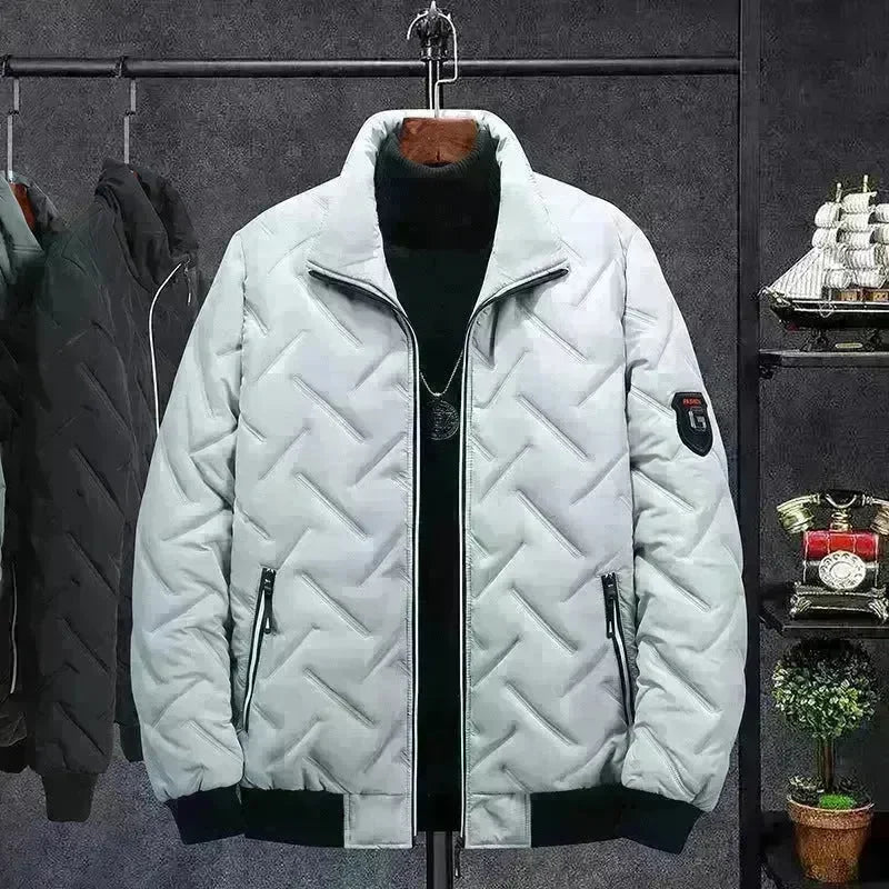 Compressed Cotton Stand Collar Men's Cotton-padded Coat Winter Coat Short Clothes Korean Style Trendy Cotton Clothing Workwear Winter Cotton-padded Jacket - EX-STOCK CANADA