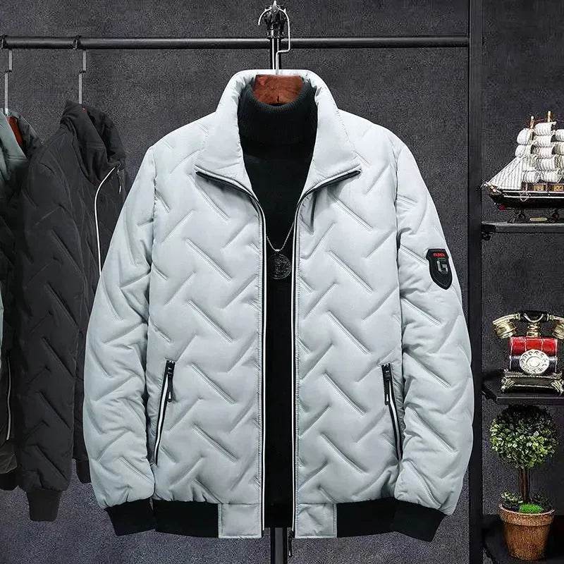 Compressed Cotton Stand Collar Men's Cotton-padded Coat Winter Coat Short Clothes Korean Style Trendy Cotton Clothing Workwear Winter Cotton-padded Jacket - EX-STOCK Canada
