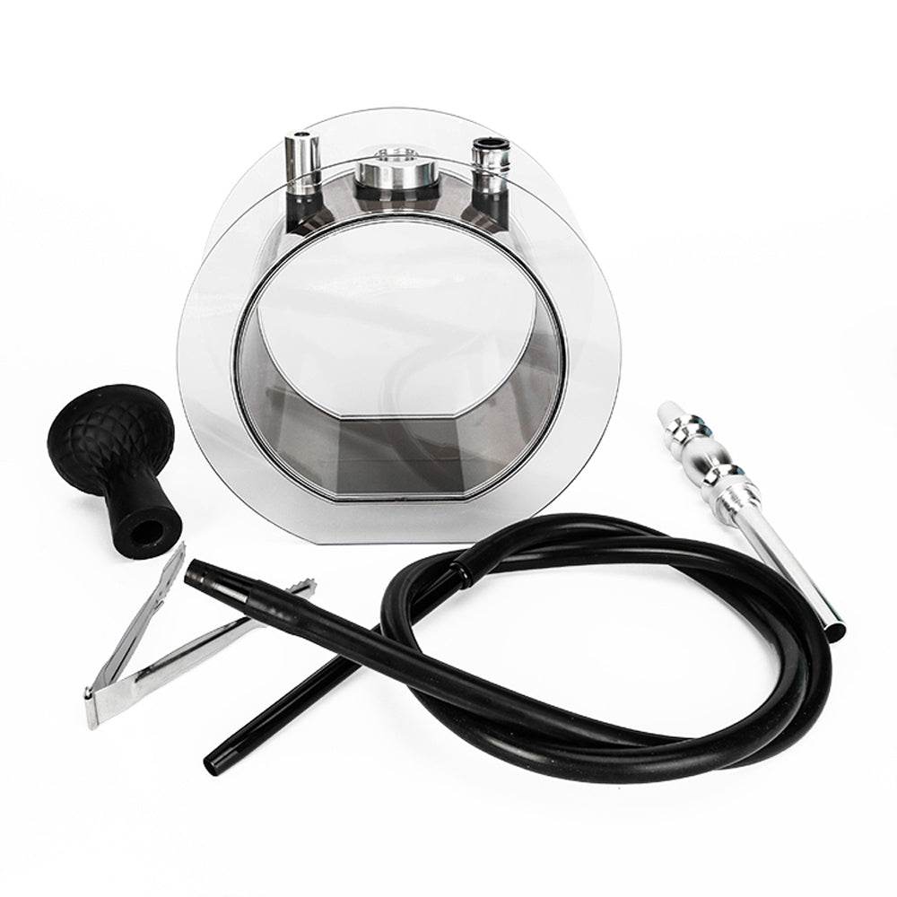 Acrylic round pot hookah set - EX-STOCK Canada