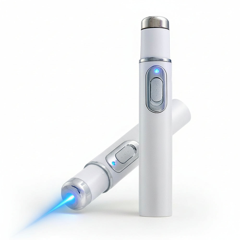 Blue Light Acne Laser Pen – 415nm Wrinkle Removal, Scar & Dark Circle Treatment Device