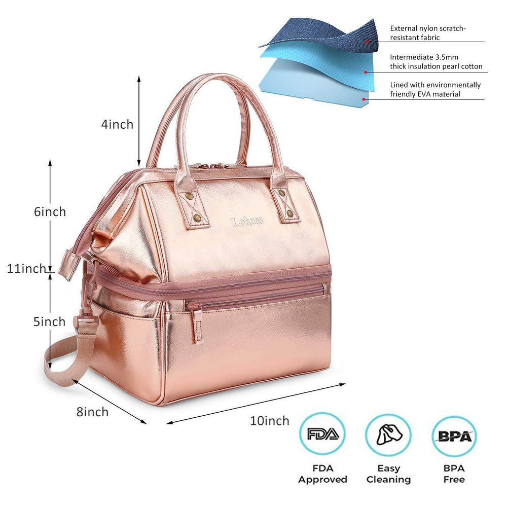 Women Fashion Commute Crossbody Nylon Waterproof Work Lunch Bag - EX-STOCK Canada