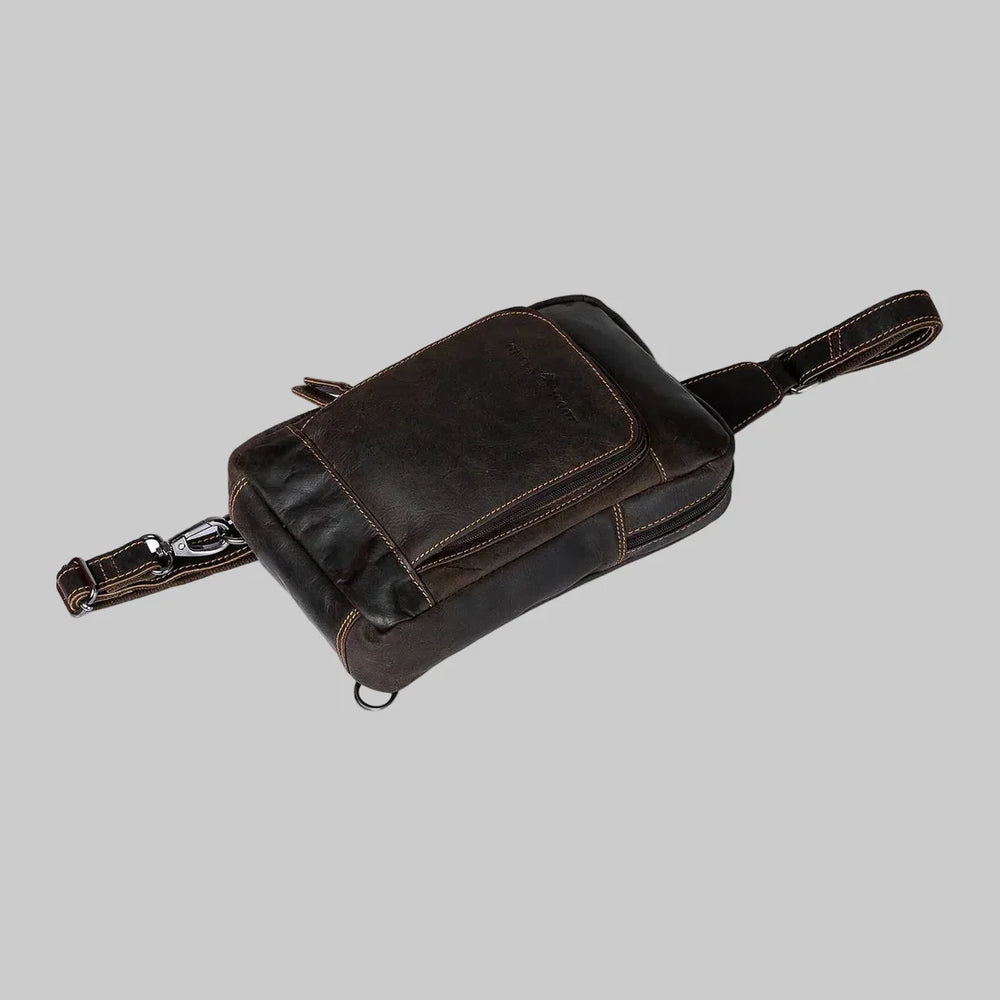 Greenwood Leder Hamilton Umhängetasche RucksackEX-STOCK Canada