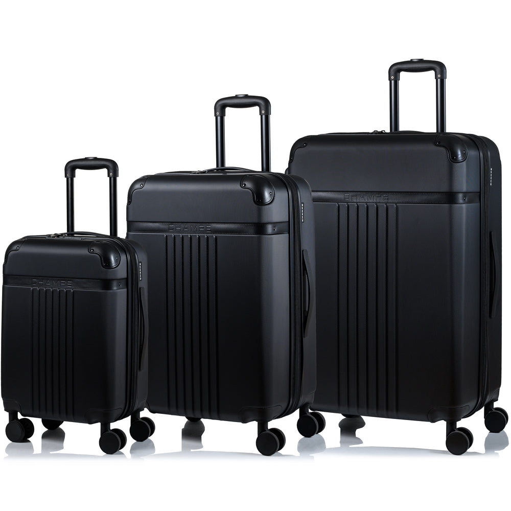 Vintage Black / 3-Piece Luggage Set EX-STOCK Canada