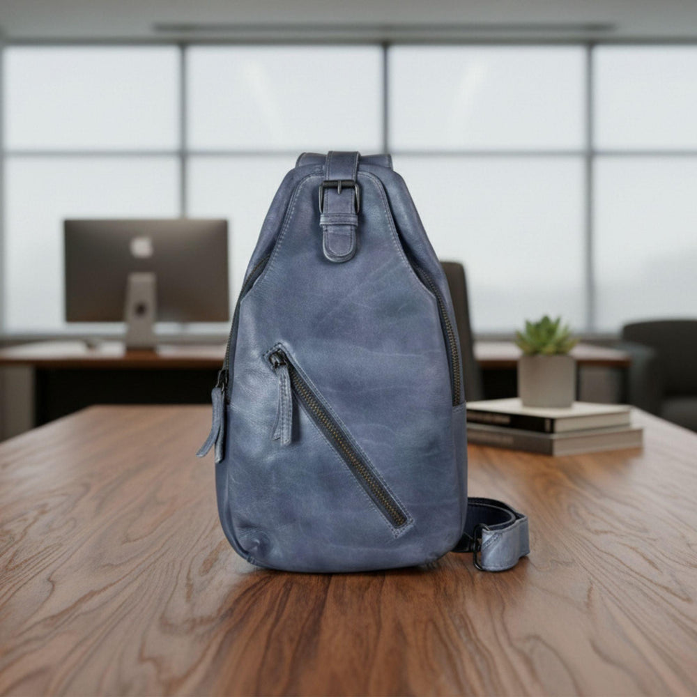 Off The Shoulder Leather Chest Backpack EX-STOCK Canada
