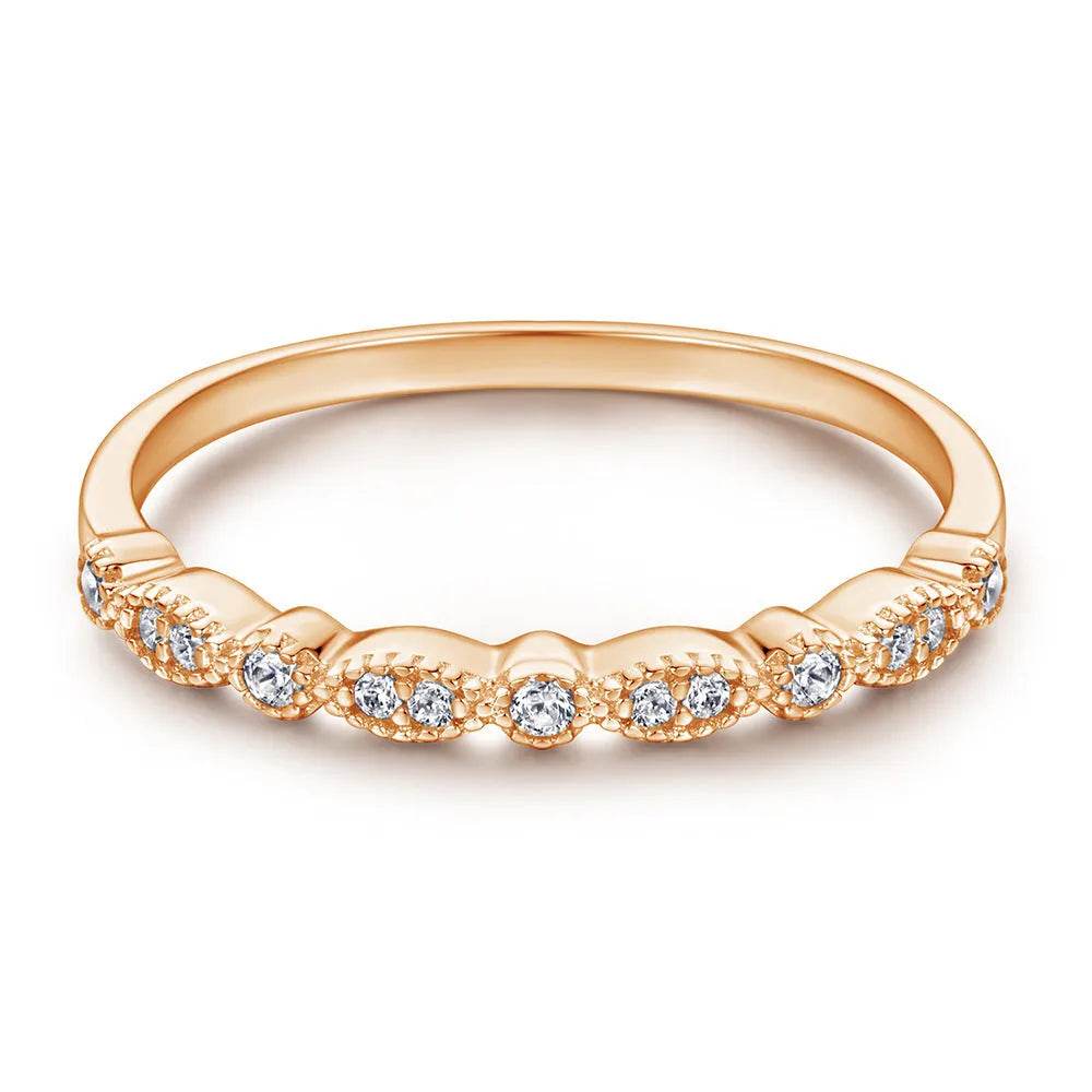 Fashion Ring Set Ladies 925 Sterling Silver Combination Wedding Ring women - EX-STOCK Canada