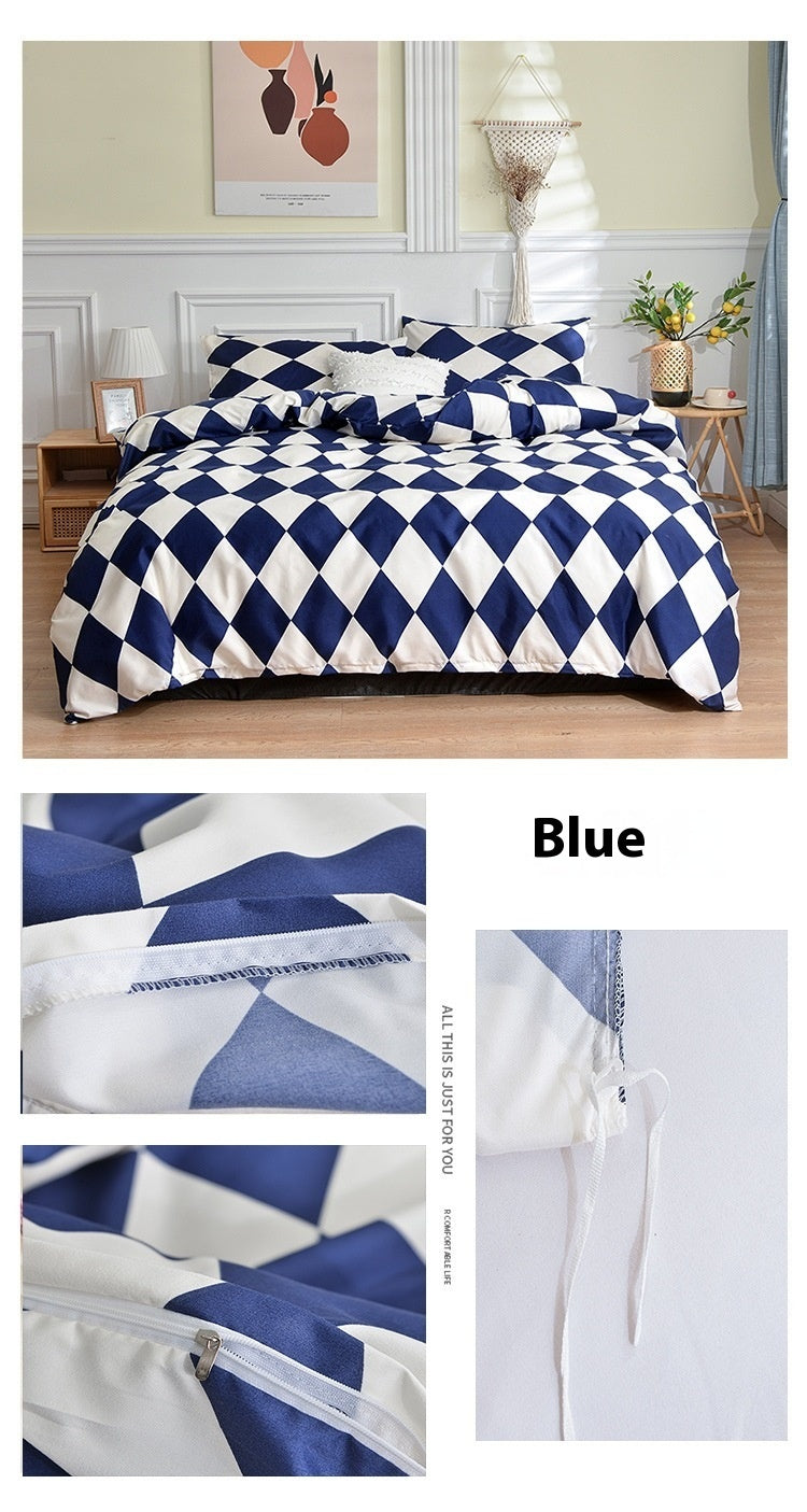 Brushed Single Duvet Cover Student Dormitory Quilt Cover Bedding EX-STOCK Canada