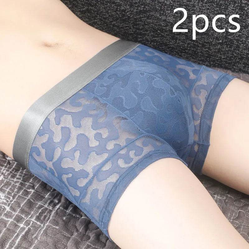 Ice Silk Men's Breathable Quick-drying boxer briefs Spandex underwear - EX-STOCK Canada