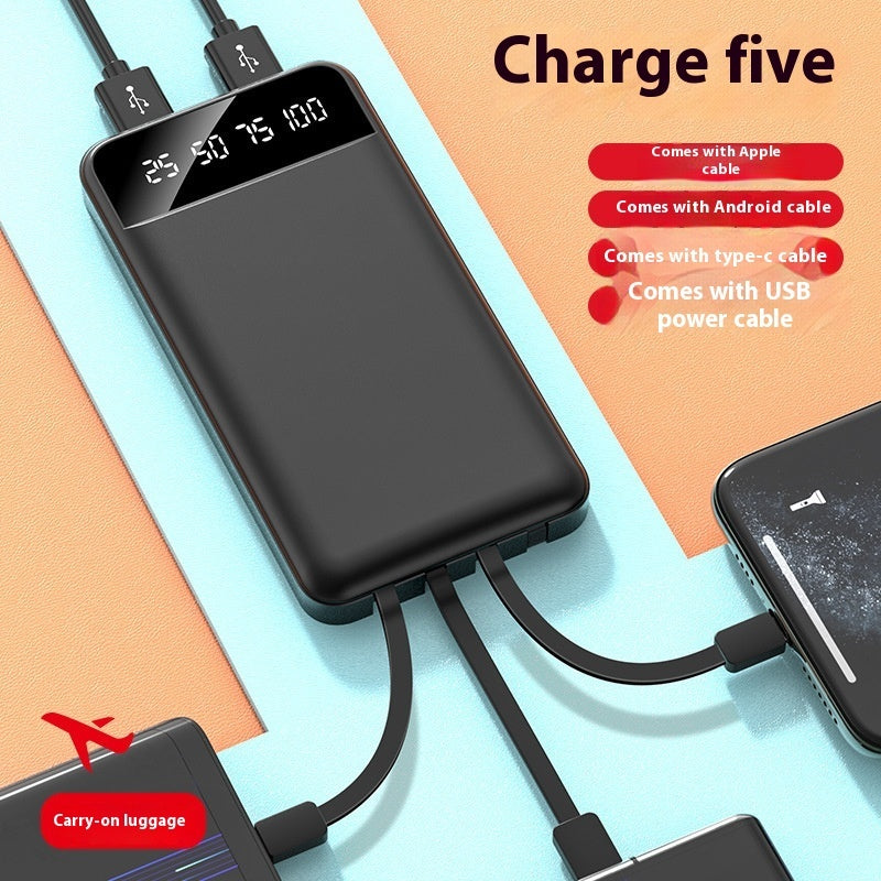 Fast Charge With Cable Power Bank 20000 MA Large Capacity Mobile Supply EX-STOCK Canada