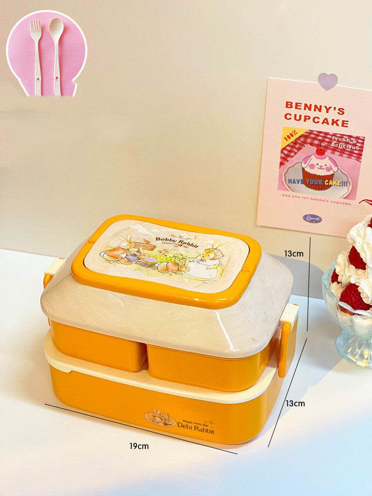 Cute Cartoon Multi-tiered Kids Bento Lunch Box - EX-STOCK Canada