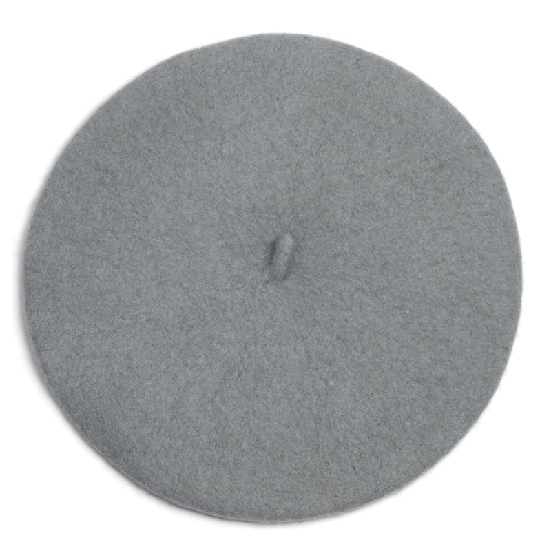 Autumn And Winter Hat Women's Wool Beret | EX-STOCK product gallery photo 32
