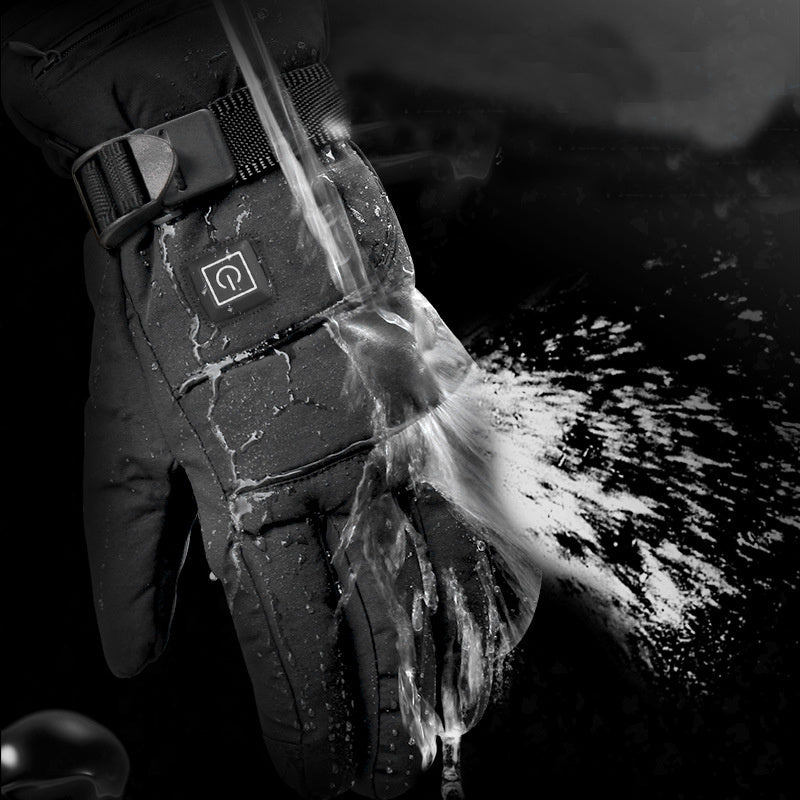 Winter Electric Heated Gloves Motorcycle Touch Screen Gloves EX-STOCK Canada