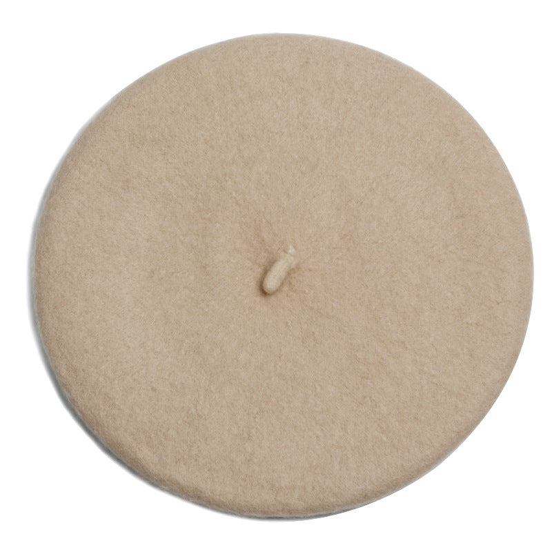 Autumn And Winter Hat Women's Wool Beret | EX-STOCK product gallery photo 28