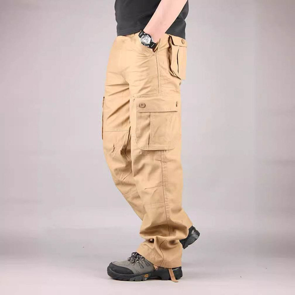 Multi-pocket Men's Casual Loose Labor Protection Cargo Pants - EX-STOCK Canada