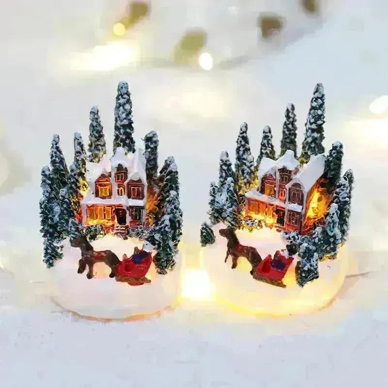 Christmas Decorations Resin House Gifts - EX-STOCK CANADA