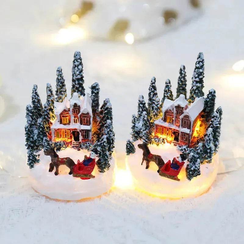 Christmas Decorations Resin House Gifts - EX-STOCK Canada