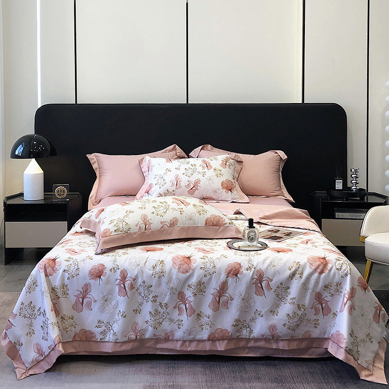 Tencel Summer Duvet Four-piece Washed Silk EX-STOCK Canada