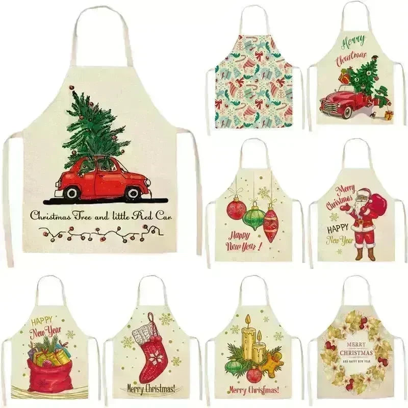Personalized Christmas Aprons gifts idea for chefs bakers - EX-STOCK CANADA