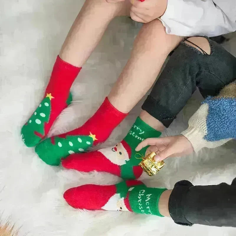 Children's Fashion Simple Mid-calf Christmas Stockings - EX-STOCK CANADA