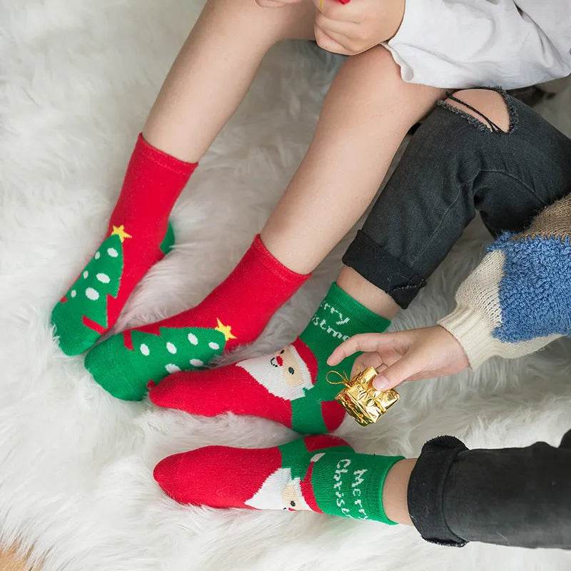 Children's Fashion Simple Mid-calf Christmas Stockings - EX-STOCK Canada