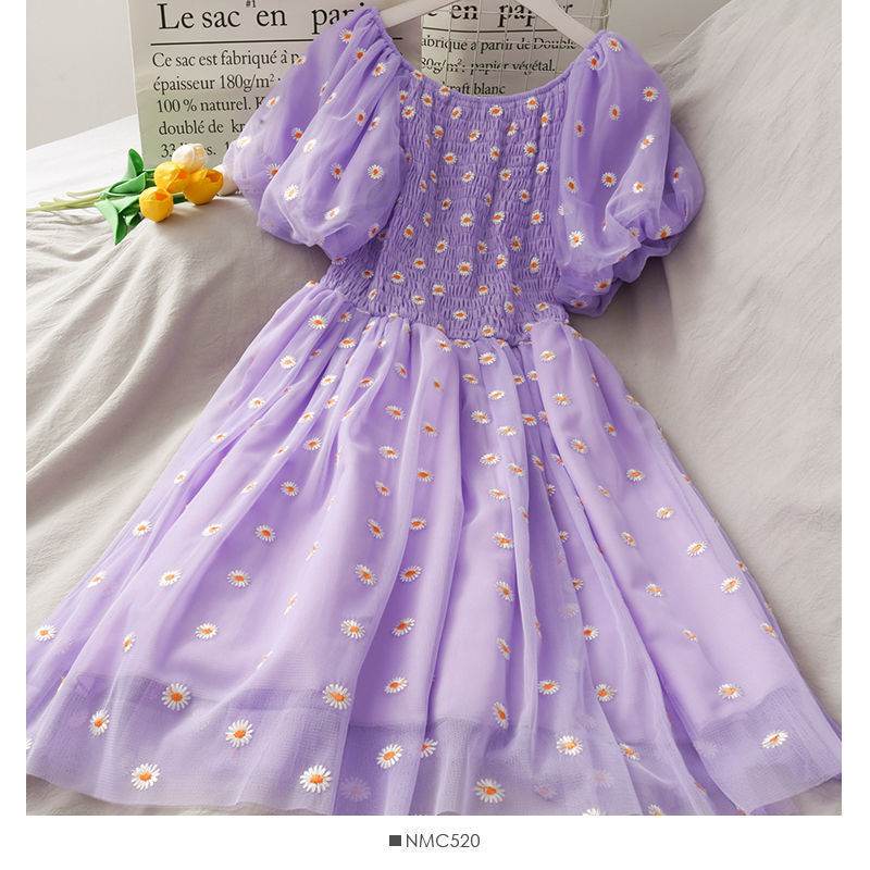 Women Dresses Summer V Neck Floral Print Boho Beach vacation Mini Dress - EX-STOCK Canada