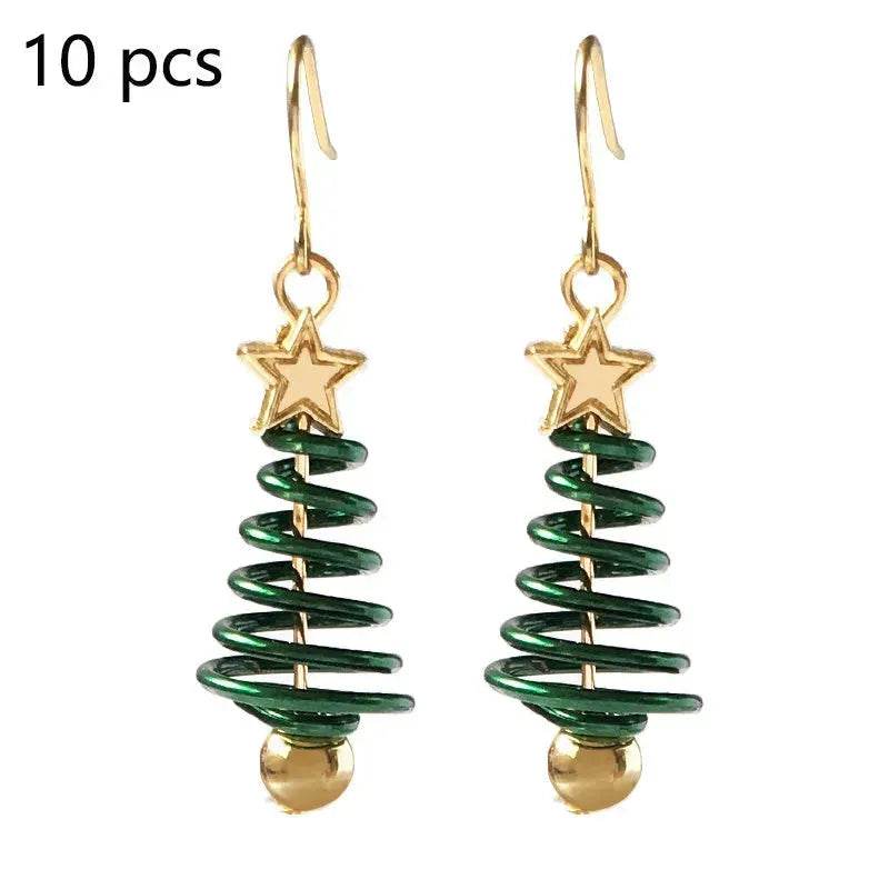 Christmas Earrings Tree Star DIY Earrings - EX-STOCK Canada