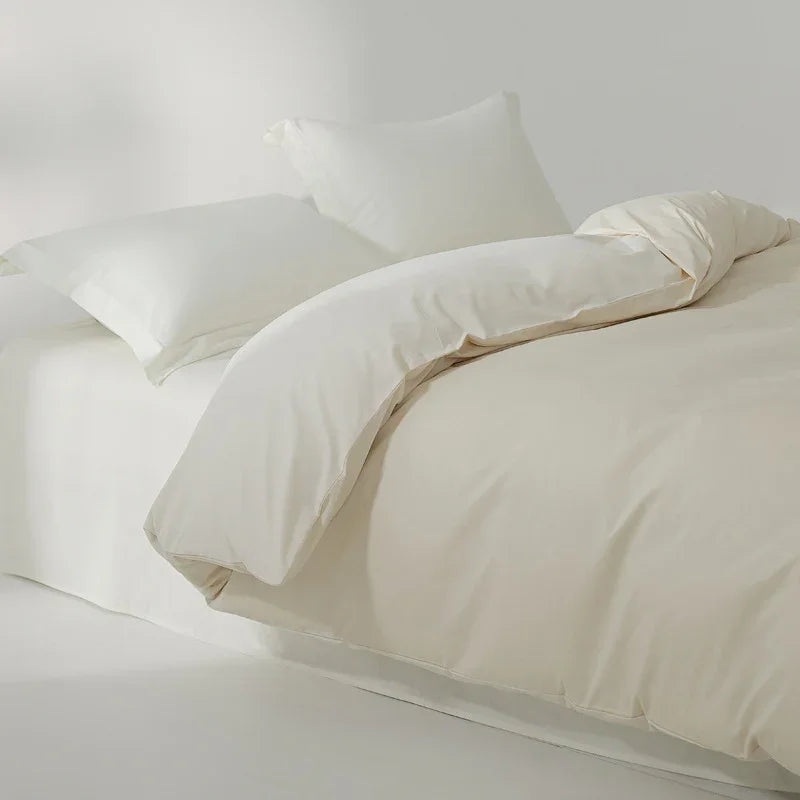 100 Cotton Sanding Duvet Cover Autumn And Winter Thickening Solid Color EX-STOCK Canada