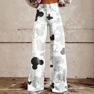 Women's Flared Thin Casual Pants