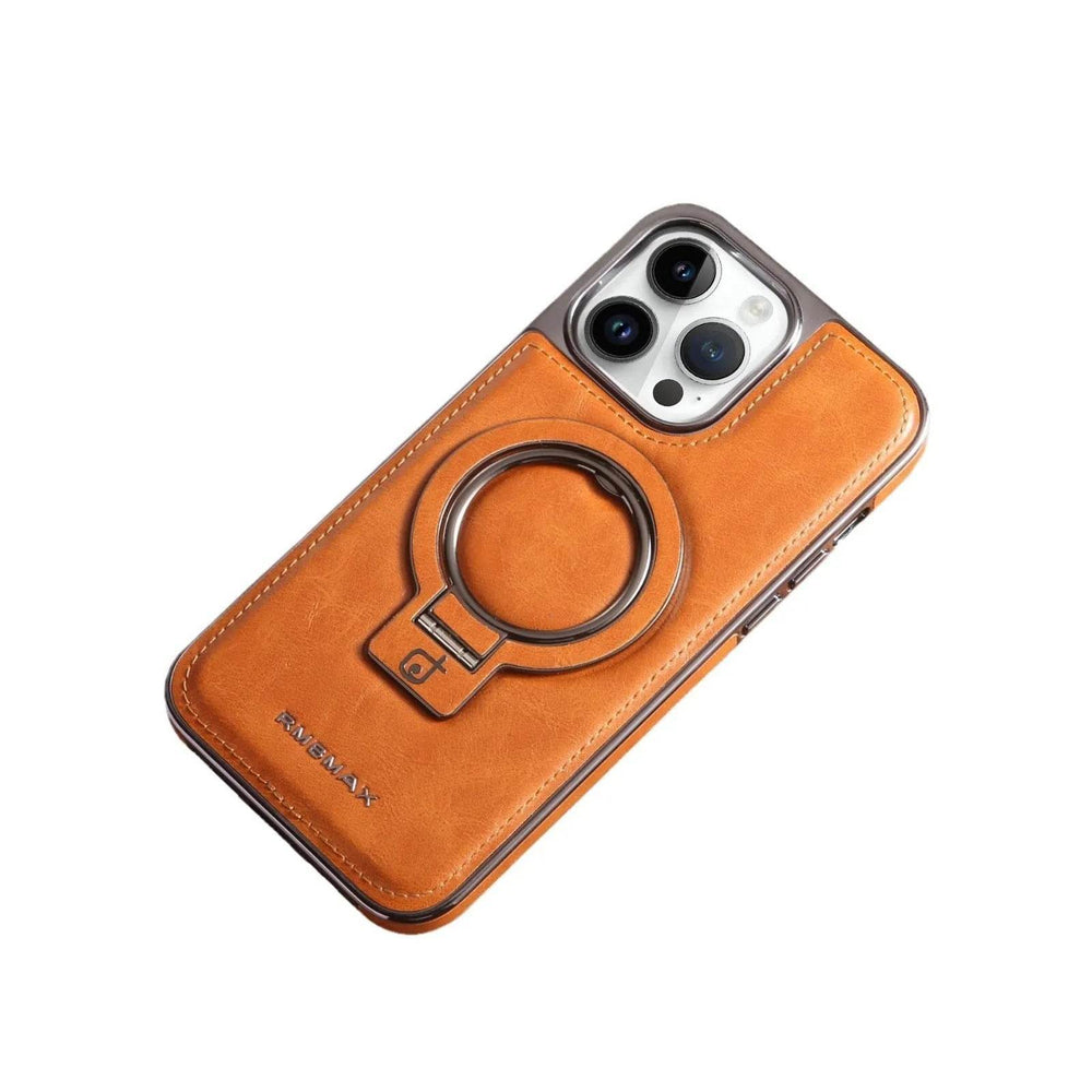 Luxury Magnetic Bracket Phone Case Business Drop-resistant Leather Case - EX-STOCK Canada