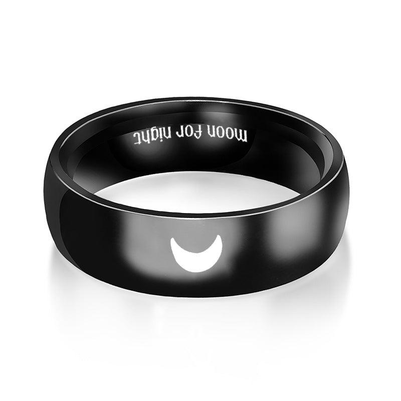 Stainless Steel Couple Couple Rings Sun Moon - EX-STOCK Canada