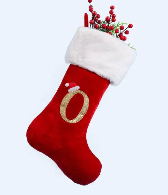 Christmas Letter Christmas Stockings Decorative Pendant - EX-STOCK Canada