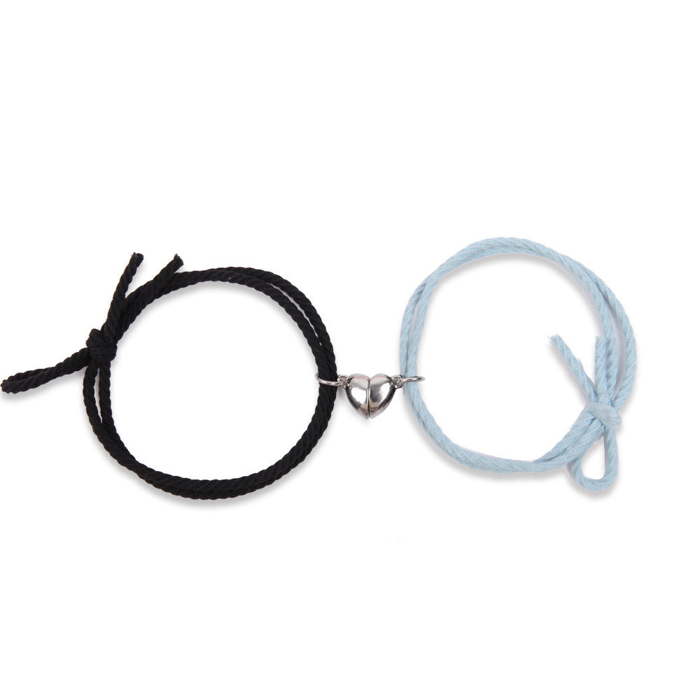 Heart Magnet Pendant Couple Lovers Friendship Bracelet - EX-STOCK Canada