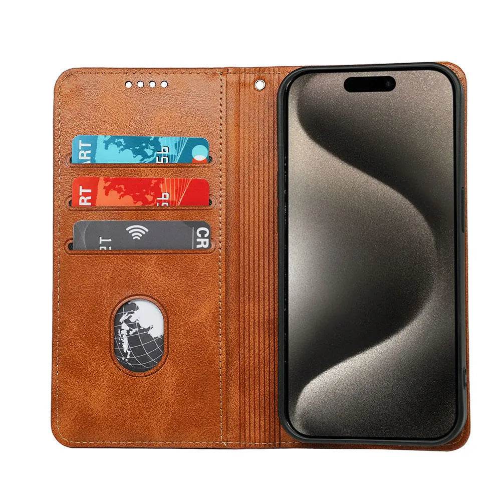 Google Phone Leather Flip Card Holder Phone Case - EX-STOCK Canada