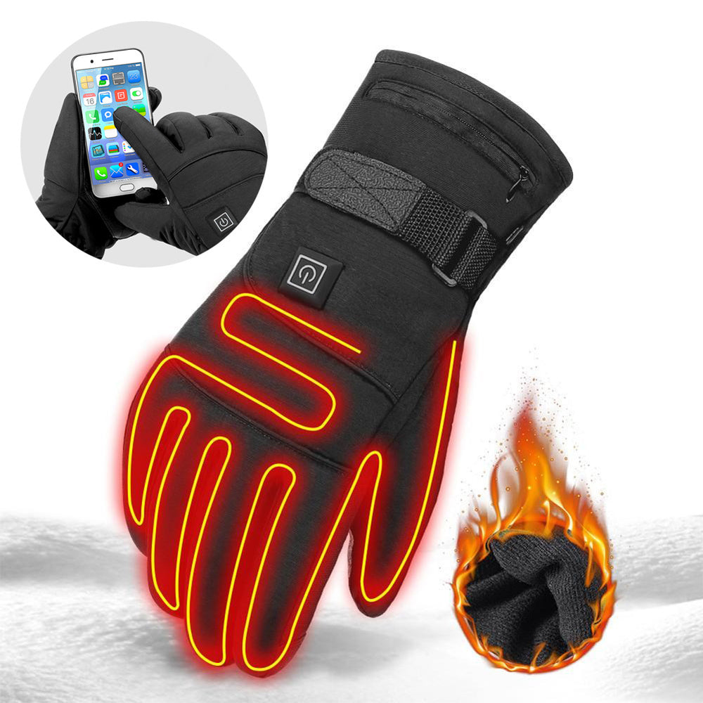Winter Electric Heated Gloves Motorcycle Touch Screen Gloves EX-STOCK Canada