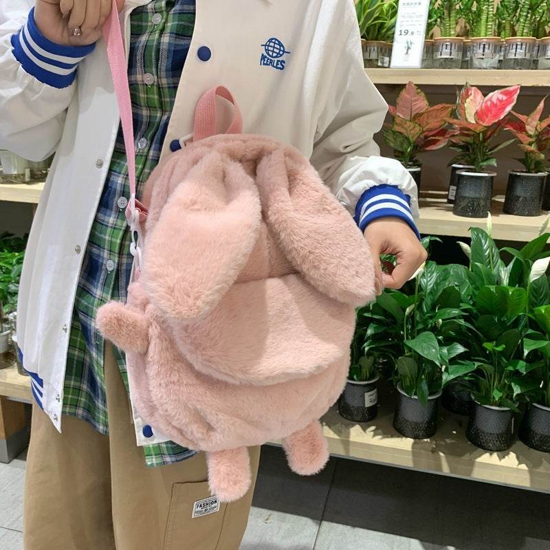 Fashion Mini Small Plush Cute Bunny Backpack for Girls - EX-STOCK Canada