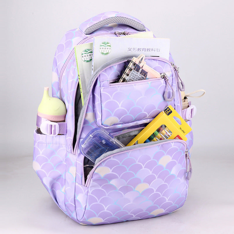 Printed Primary School Student Schoolbags Burden Alleviation Waterproof EX-STOCK