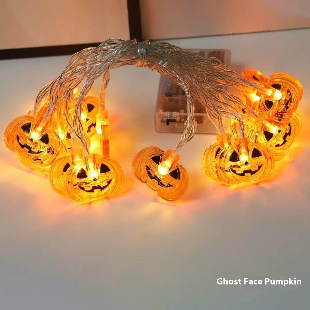 Halloween Led Pumpkin Spider Ghost Hand Lighting Chain Decorative Holiday Light - EX-STOCK Canada