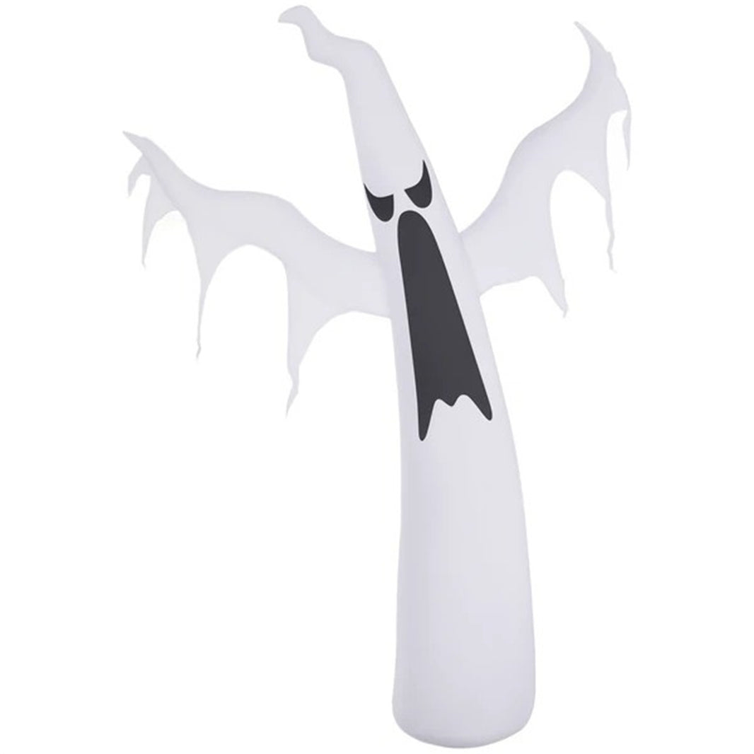 6FT Tall Halloween Inflatable White Ghost, Outdoor Blow Up Yard Decoration With LED Lights For Garden, Lawn, Party, Holiday EX-STOCK Canada