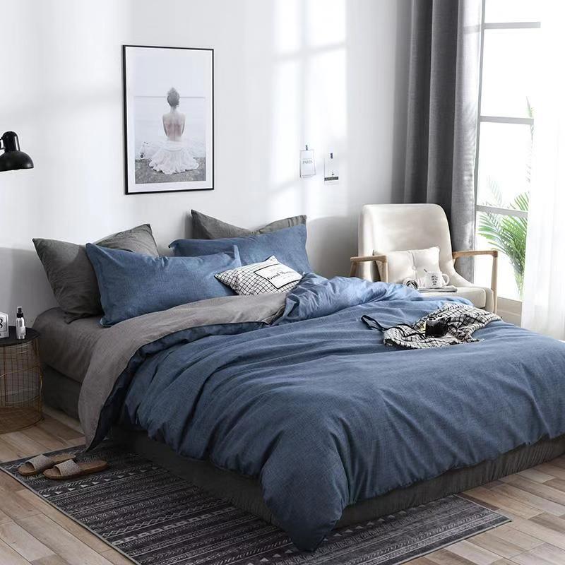 غطاء لحاف مع غطاء وسادتين 50x70 سم مجموعة أغطية سرير 3 قطعEX-STOCK Canada
