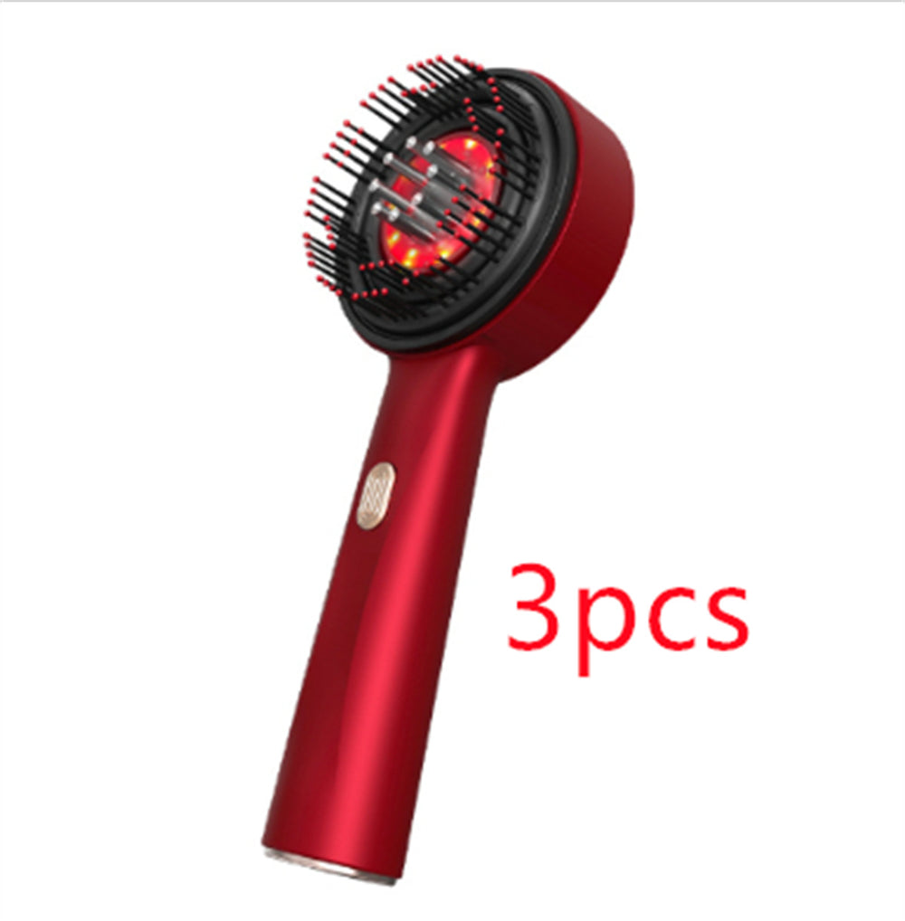 Electric Massage Comb Home Scalp Drain Comb Red Light Anti-slip Hair Care Multi-functional Massage Comb EX-STOCK Canada