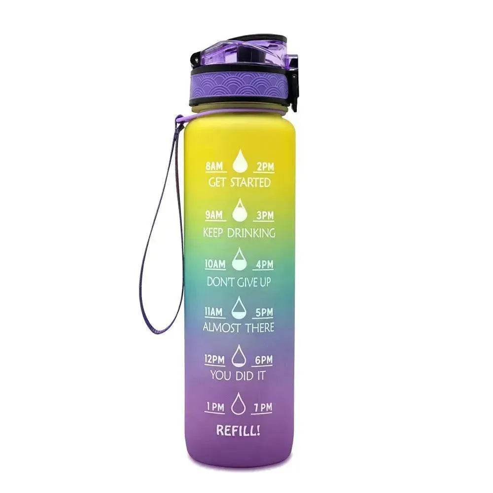 1L Tritan Hydrated Water Bottle for Sport Fitness - EX-STOCK Canada