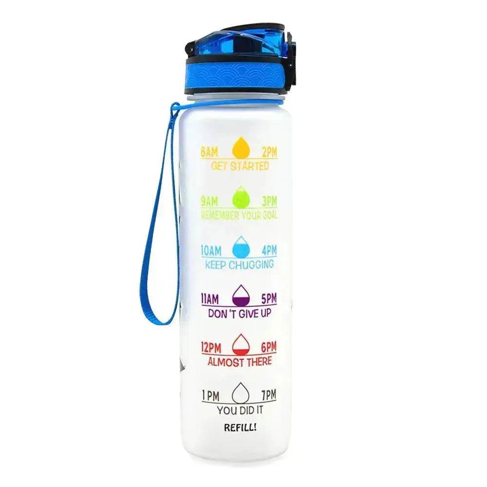 1L Tritan Hydrated Water Bottle for Sport Fitness - EX-STOCK Canada