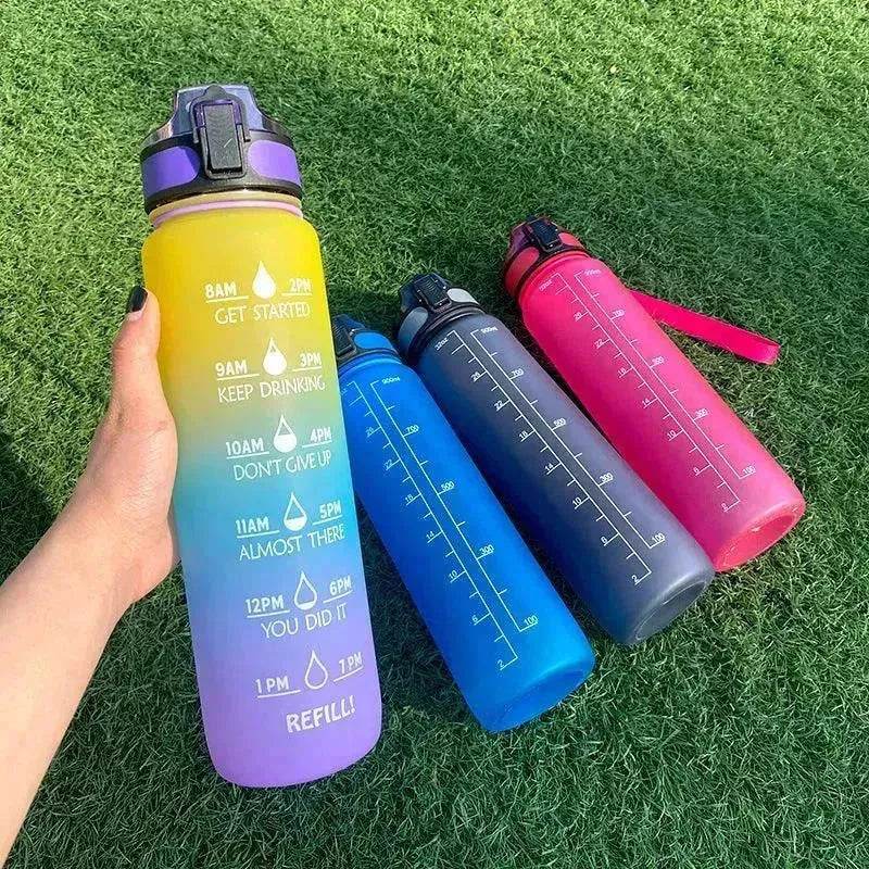 1L Tritan Hydrated Water Bottle for Sport Fitness - EX-STOCK Canada